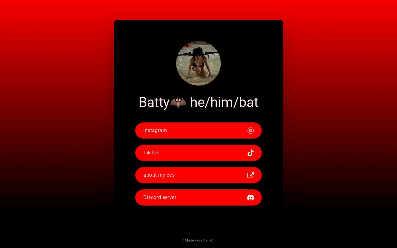 Carrd profile picture for @batty